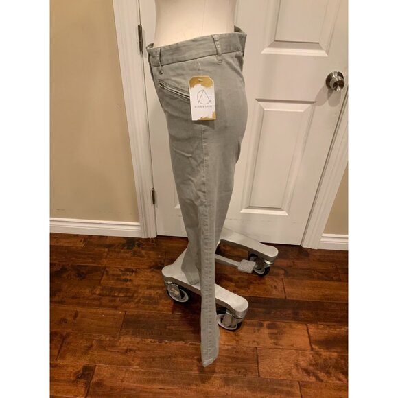 Theory Gray Denim Skinny Jeans W/ Zipper Pockets, Size 6 - Picture 4 of 6